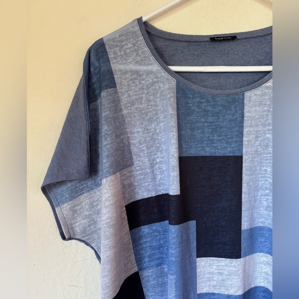Colorblock Blouse by Bianca